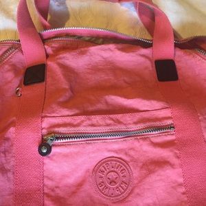 KIPLING pink tote bag